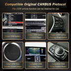 BMW Wireless CarPlay Android Auto Multimedia Screen for NBT OS Series 1/2/3/4 2012-2014