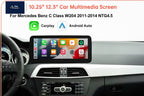 Mercedes Benz Wireless CarPlay Android Auto Multimedia Screen for NTG 4.5/ 4.7 Class W204 2011-2014