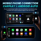 Wireless CarPlay & Android Auto (Android Touch Screen)For Mercedes-Benz C & GLC Class 2014–2019