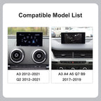 Wireless CarPlay Android Auto Interface for Audi 2014-2022 AirPlay Mirror Link Multi-Media Camera