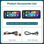 Wireless CarPlay Android Auto Touch Screen for Mercedes-Benz A/B/CLA/GLA (2013-2015)
