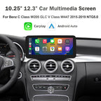 Mercedes Benz Wireless CarPlay Android Auto Multimedia Screen for NTG 5.0 C W205/GLC X253/ GLC C253 Class