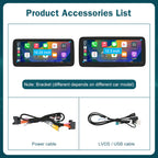 Mercedes Benz Wireless CarPlay Android Auto Multimedia Screen for NTG 5.0 C W205/GLC X253/ GLC C253 Class