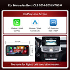 Wireless CarPlay & Android Auto Multimedia Touch Screen
For Mercedes‑Benz CLS W218 (2010–2018)