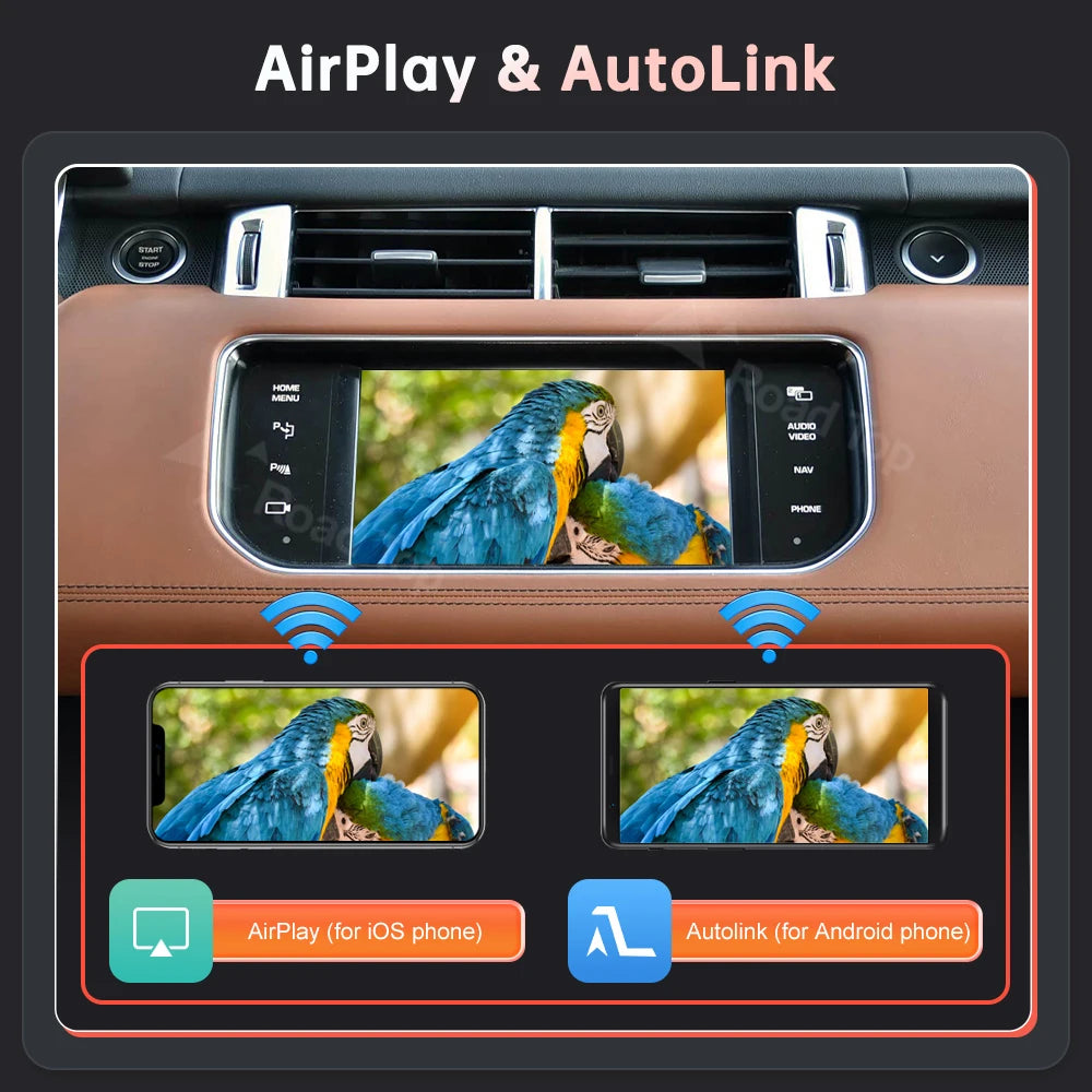 Wireless CarPlay & Android Auto Retrofit Module for Jaguar & Land Rover (2012–2018)