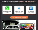 Mercedes Benz Wireless CarPlay Android Auto Multimedia Screen for NTG 4.5/ 4.7 Class W204 2011-2014