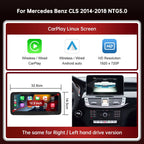 Wireless CarPlay & Android Auto Multimedia Touch Screen
For Mercedes‑Benz CLS W218 (2010–2018)