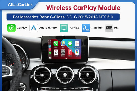 Mercedes Benz Wireless CarPlay Android Auto Multimedia Module for NTG 5.0 C Class W205/GLC X253/ GLC C253 Class