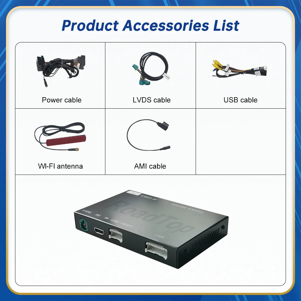 Mercedes Benz Wireless CarPlay Android Auto Multimedia Module for NTG 4.5/4.7 Multi compatibility