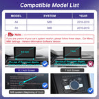 Audi A4/A5 2016-2019 Wireless CarPlay Android Auto Touch Screen (HighEnd MMI)