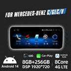 Wireless CarPlay & Android Auto (Android Touch Screen)For Mercedes-Benz C & GLC Class 2014–2019