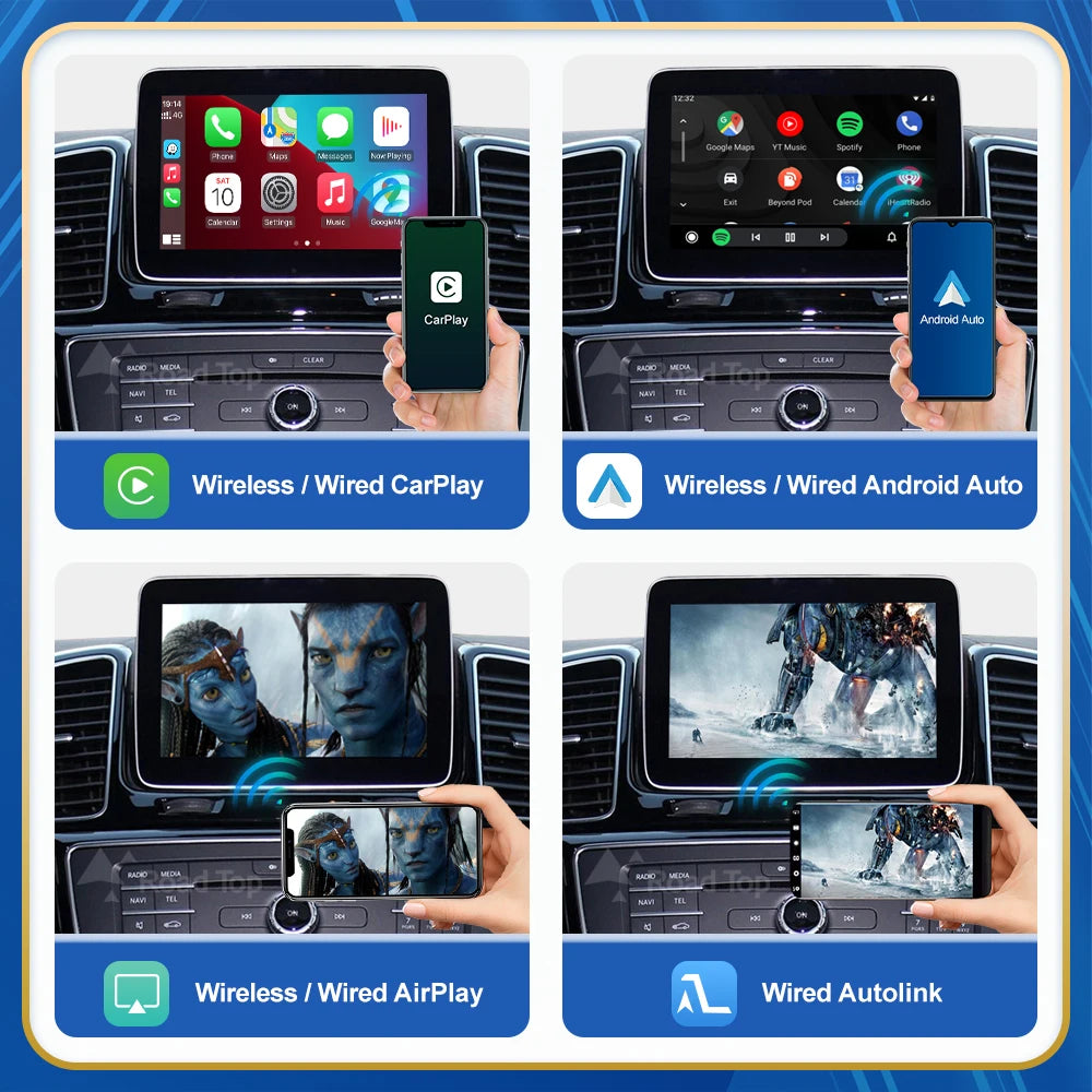 Mercedes Benz Wireless CarPlay Android Auto Multimedia Module for NTG 5.0 GLE Class W166/C292 GLS Class X166