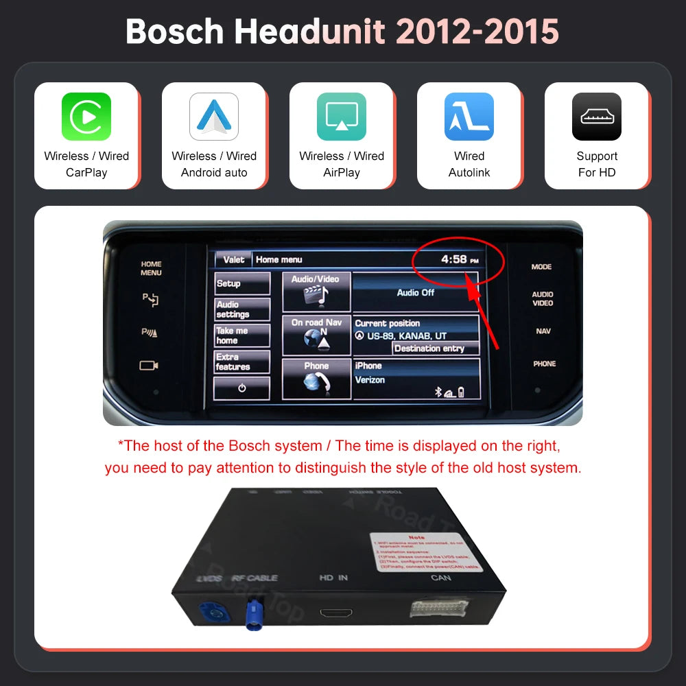 Wireless CarPlay & Android Auto Retrofit Module for Jaguar & Land Rover (2012–2018)