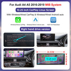 Audi A4/A5 2016-2019 Wireless CarPlay Android Auto Touch Screen (HighEnd MMI)