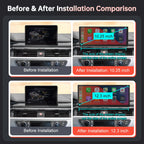 Touch Screen Display For Audi A4 A5 2016-2019 B9 — Wireless CarPlay/Android Auto(LowEnd)