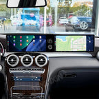 24.6 inch Android Screen Upgrade for Mercedes-Benz C-Class & GLC (2015-2021) - Wireless CarPlay & Android Auto