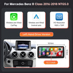 Mercedes Benz Wireless CarPlay Android Auto Multimedia Screen for NTG 5.0 A, B, CLA & GLA Class W176 & W246 2016-2018