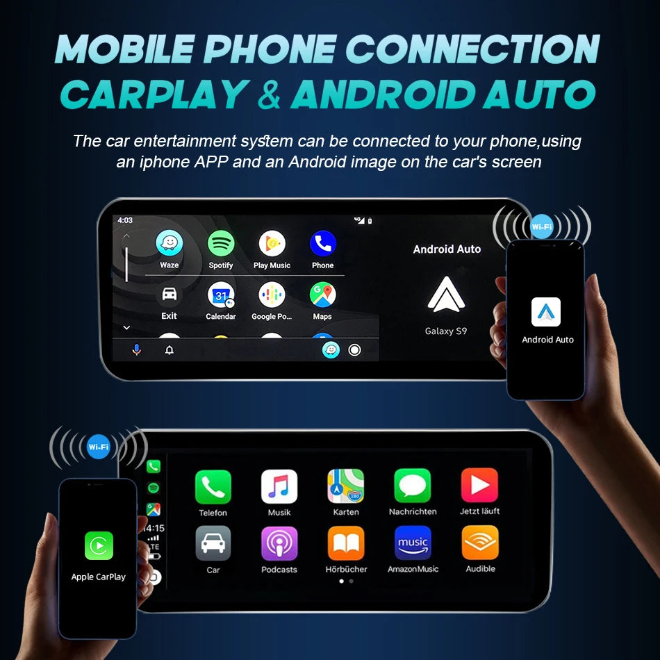 Mercedes-Benz C-Class W204 2007-2015 Android Multimedia Touch Screen | Wireless Apple CarPlay & Android Auto