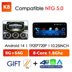 Wireless CarPlay & Android Auto (Android Touch Screen)For Mercedes-Benz C & GLC Class 2014–2019