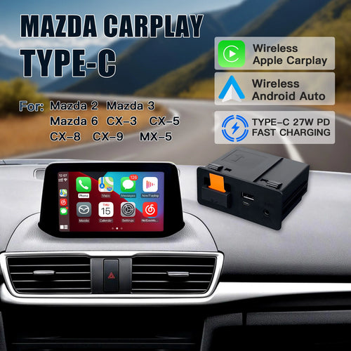 Mazda Wireless &/or Wired CarPlay Android Auto Multimedia Module for OEM Retrofit