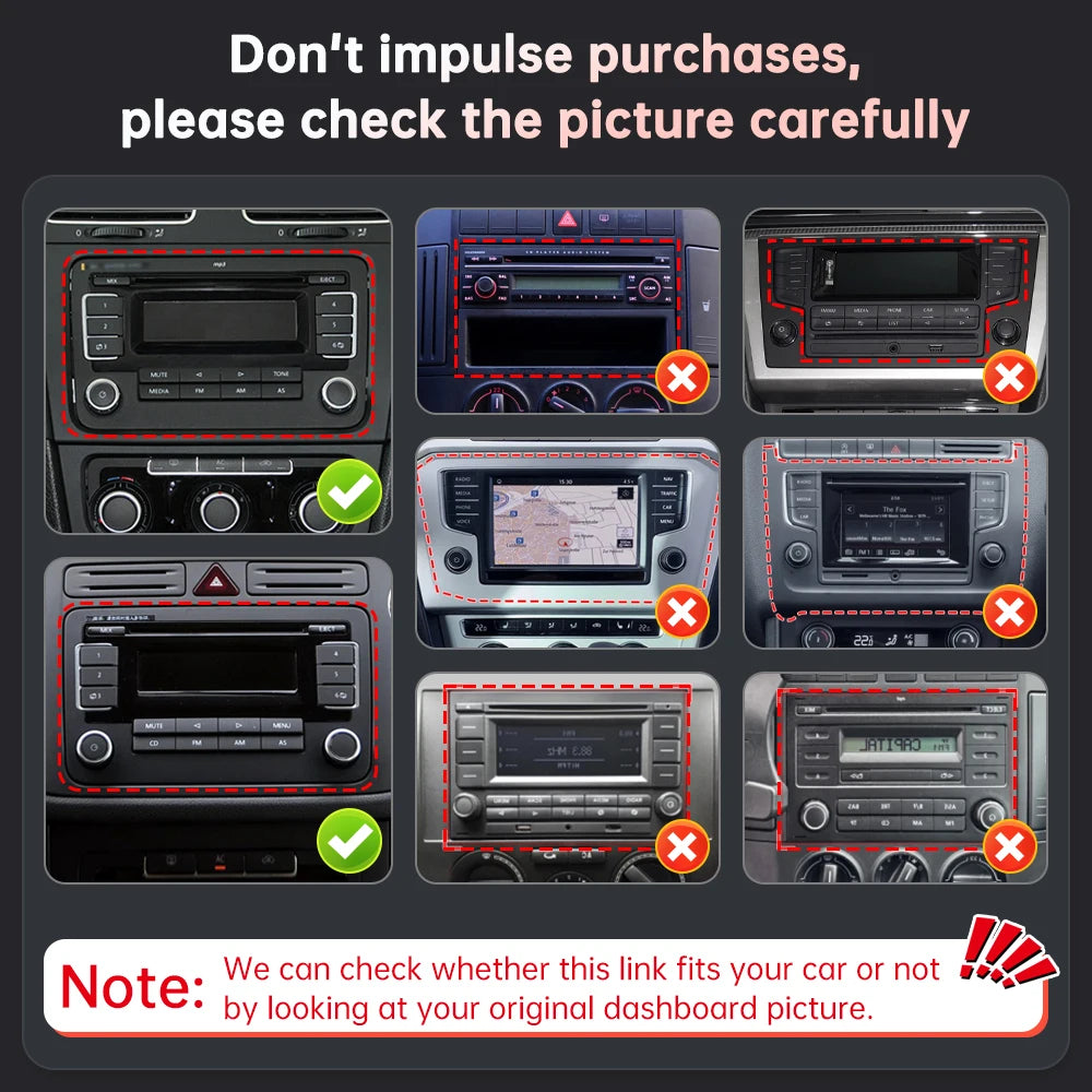 Wireless Apple CarPlay & Android Auto
For Volkswagen • Seat • Skoda