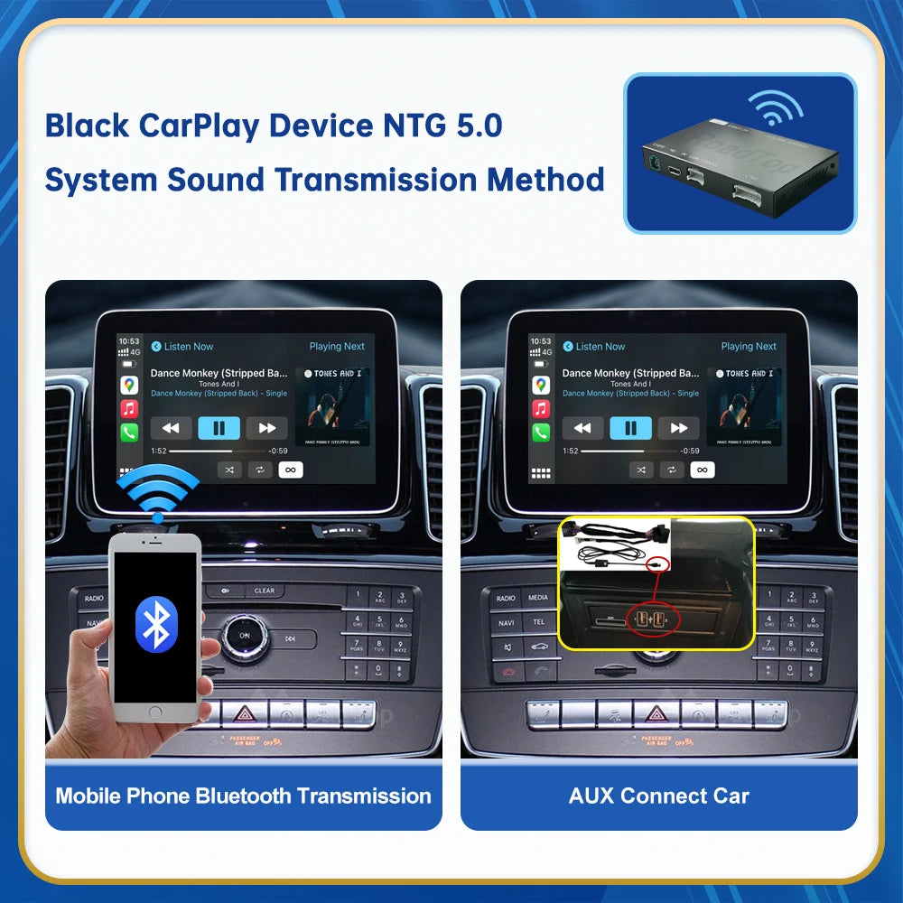 Mercedes Benz Wireless CarPlay Android Auto Multimedia Module for NTG 5.0 GLE Class W166/C292 GLS Class X166