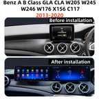 25.6” Android 14 Touchscreen for Mercedes A/B/C/GLA/CLA (2013–2020) – Wireless CarPlay & Android Auto