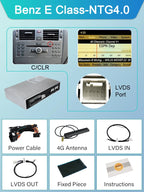 Mercedes Benz Wireless CarPlay Android Auto Multimedia Module for NTG 4.0  C-Class W204, E-Class W212/C207, GLK-Class X204, CLS-Class W218, SLS-Class R197/C197