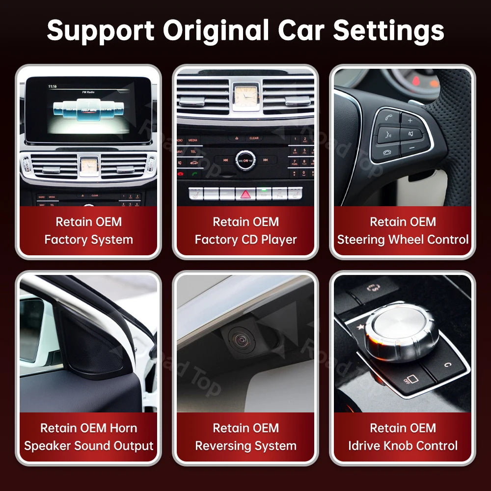 Wireless CarPlay & Android Auto Multimedia Touch Screen
For Mercedes‑Benz CLS W218 (2010–2018)