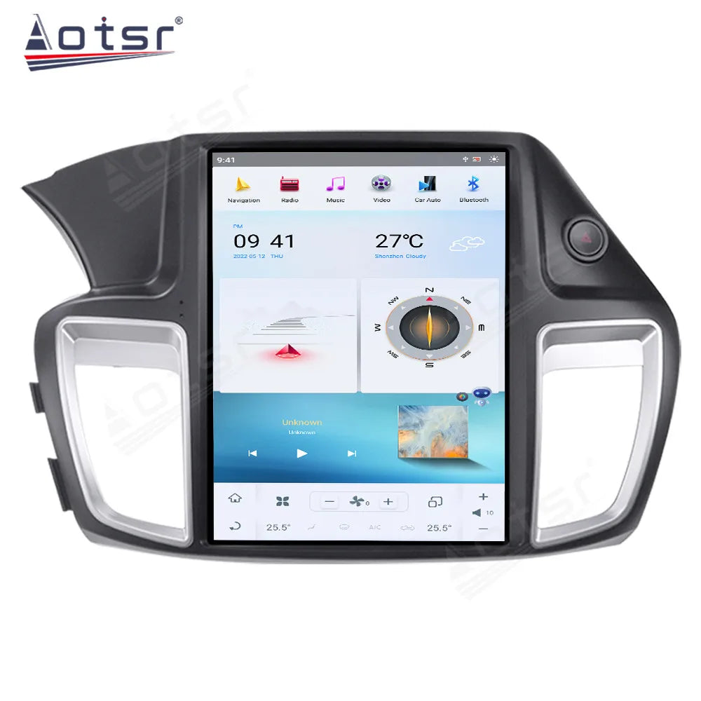 12.1" Multimedia Screen for Honda Accord 9 (2013–2017) | Wireless CarPlay & Android Auto