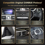 Wireless CarPlay Android Auto Touch Screen for Mercedes‑Benz E Class (2009‑2016)