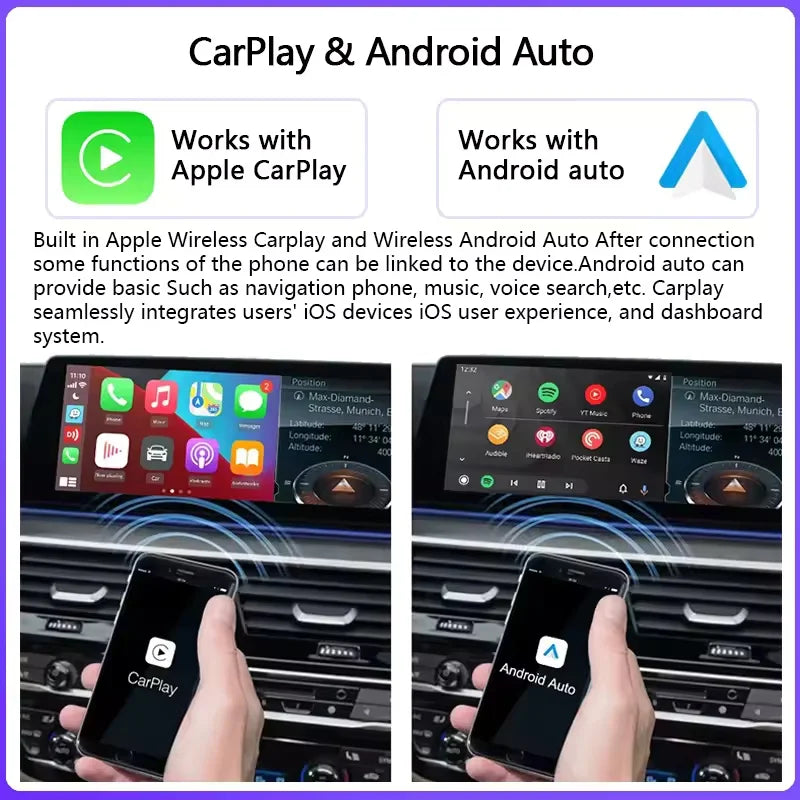 25.6” Android 14 Touchscreen for Mercedes A/B/C/GLA/CLA (2013–2020) – Wireless CarPlay & Android Auto
