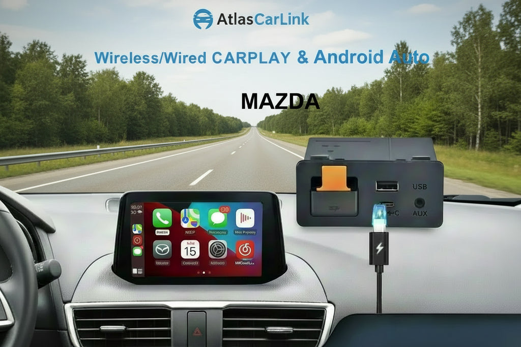 Mazda Wireless &/or Wired CarPlay Android Auto Multimedia Module for OEM Retrofit