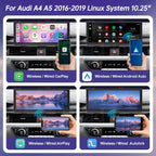 Audi A4/A5 2016-2019 Wireless CarPlay Android Auto Touch Screen (HighEnd MMI)